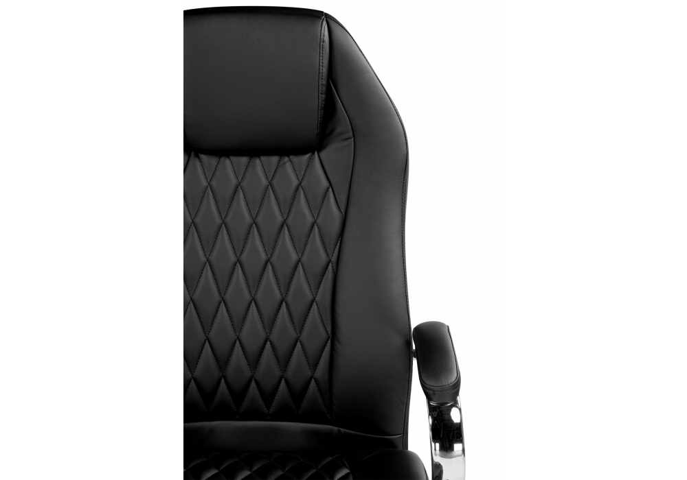 фото офисное кресло woodville damian 1 черный / хром 15963 | 220svet.ru