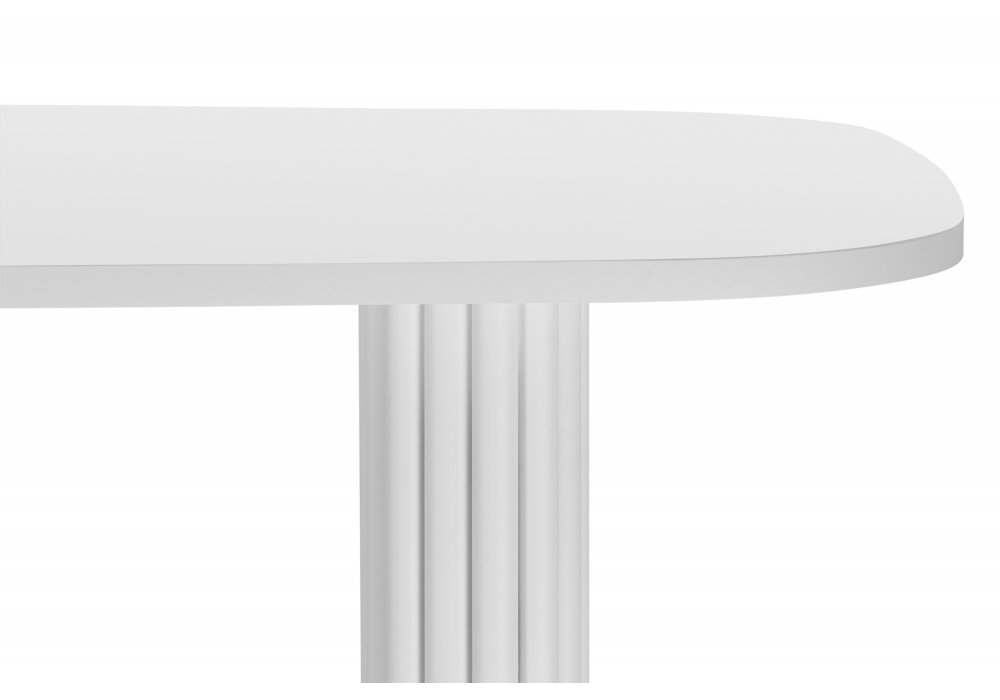 фото стол деревянный 200х90  woodville бавария белая пленка шагрень  620581 | 220svet.ru