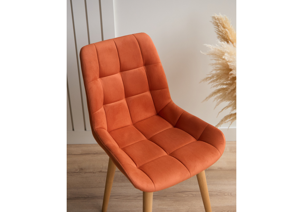 фото стул деревянный woodville челси терракотовый (zd 432) / светлое дерево np 632517 | 220svet.ru