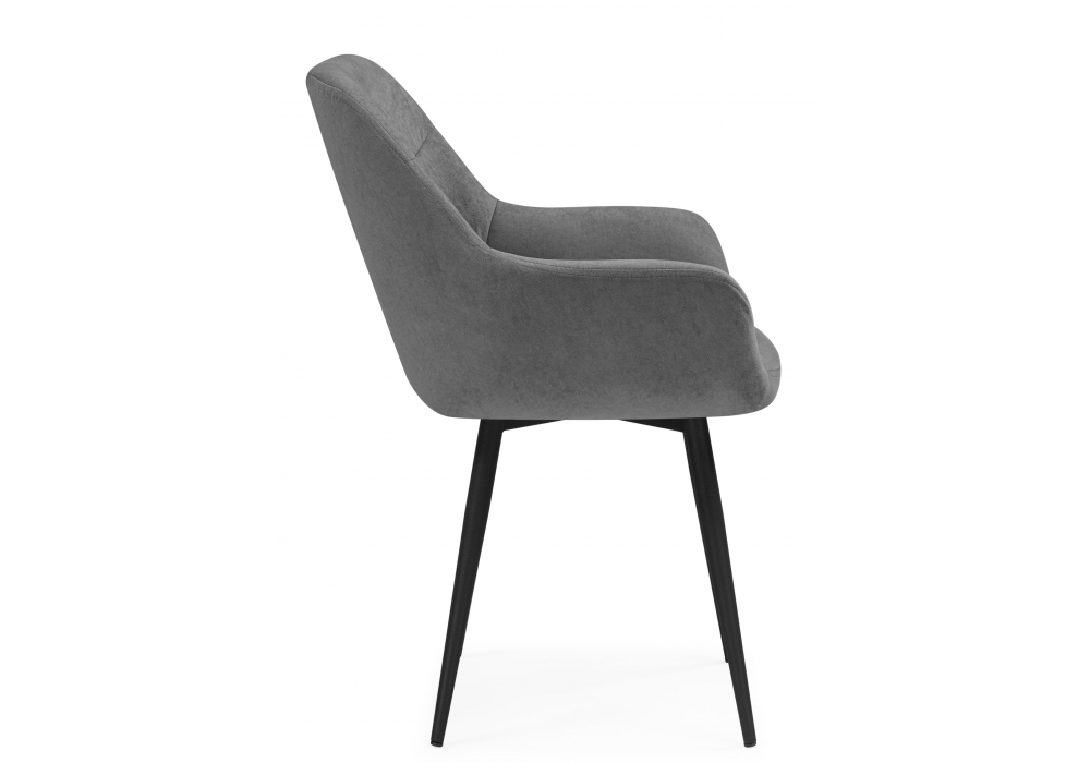 фото стул на металлокаркасе woodville флюид темно-серый (zd 995) / черный 642957 | 220svet.ru