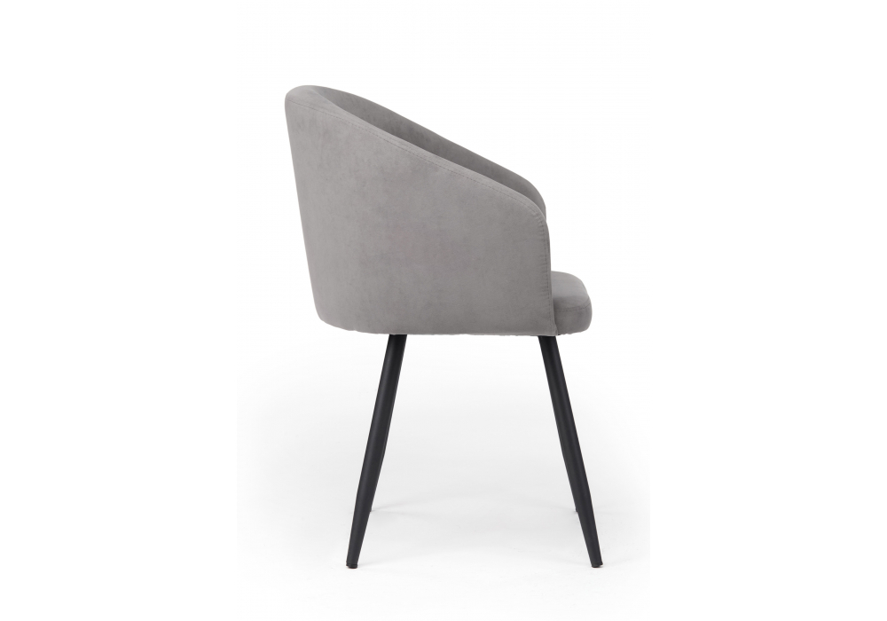 фото стул на металлокаркасе поворотный woodville монер 360 темно-серый (glory 20) / черный 632667 | 220svet.ru