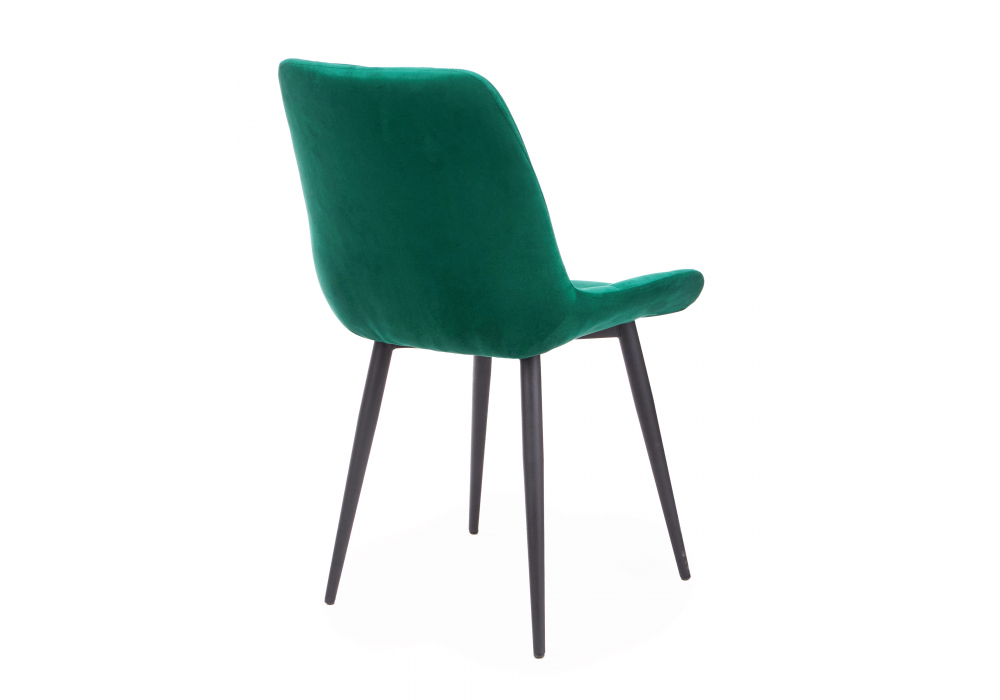 фото стул на металлокаркасе woodville челси к зеленый (zd 667) / черный 632513 | 220svet.ru