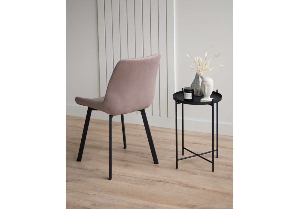 фото стул на металлокаркасе woodville челси п латте (zd 290) / черный np 632485 | 220svet.ru