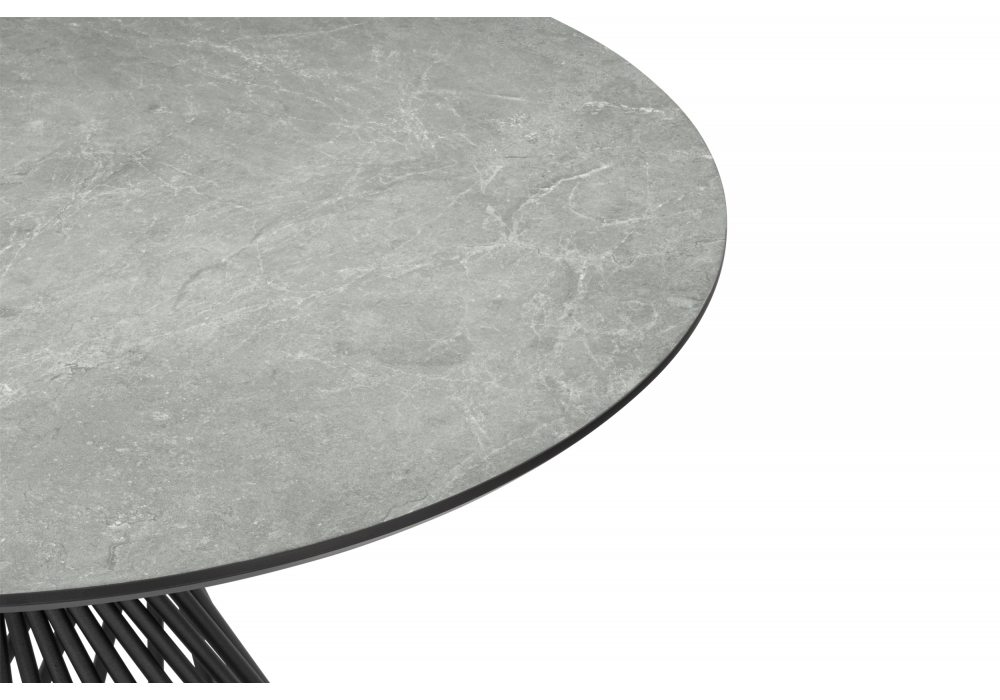 фото керамический стол woodville вивиен 110 dolmen cris sahara / черный 625624 | 220svet.ru