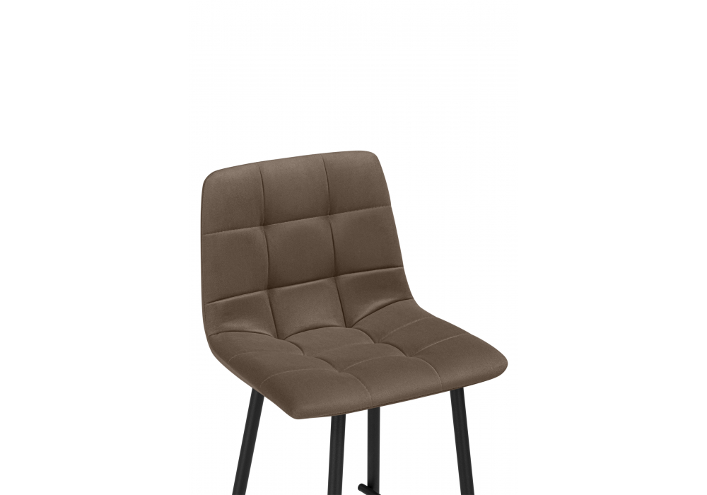 фото барный стул woodville чилли мини коричневый / черный 632284 | 220svet.ru