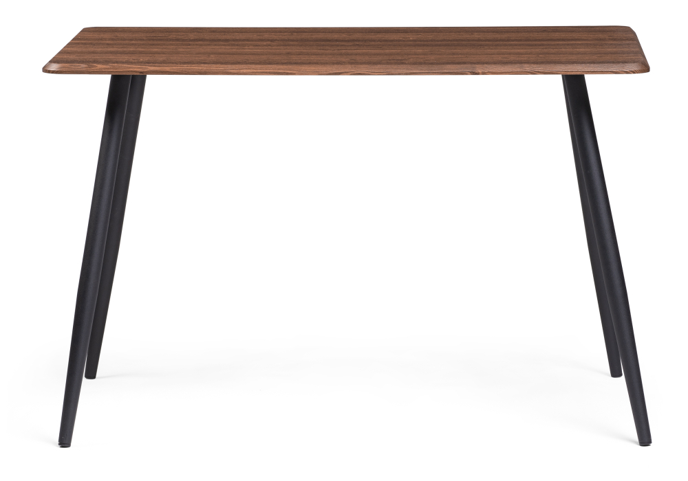 фото стол деревянный woodville кангас 120х80х77 орех кантри / черный 533164 | 220svet.ru