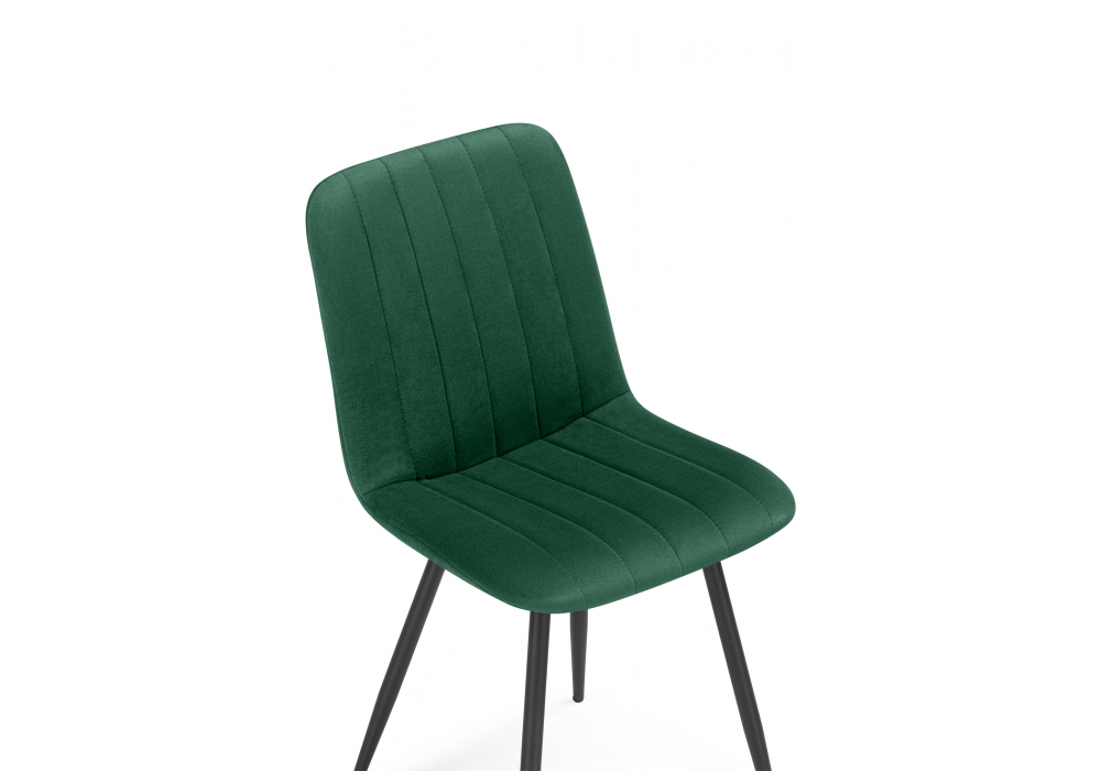 фото стул на металлокаркасе woodville дани зеленый (zd 667) / черный np 632301 | 220svet.ru