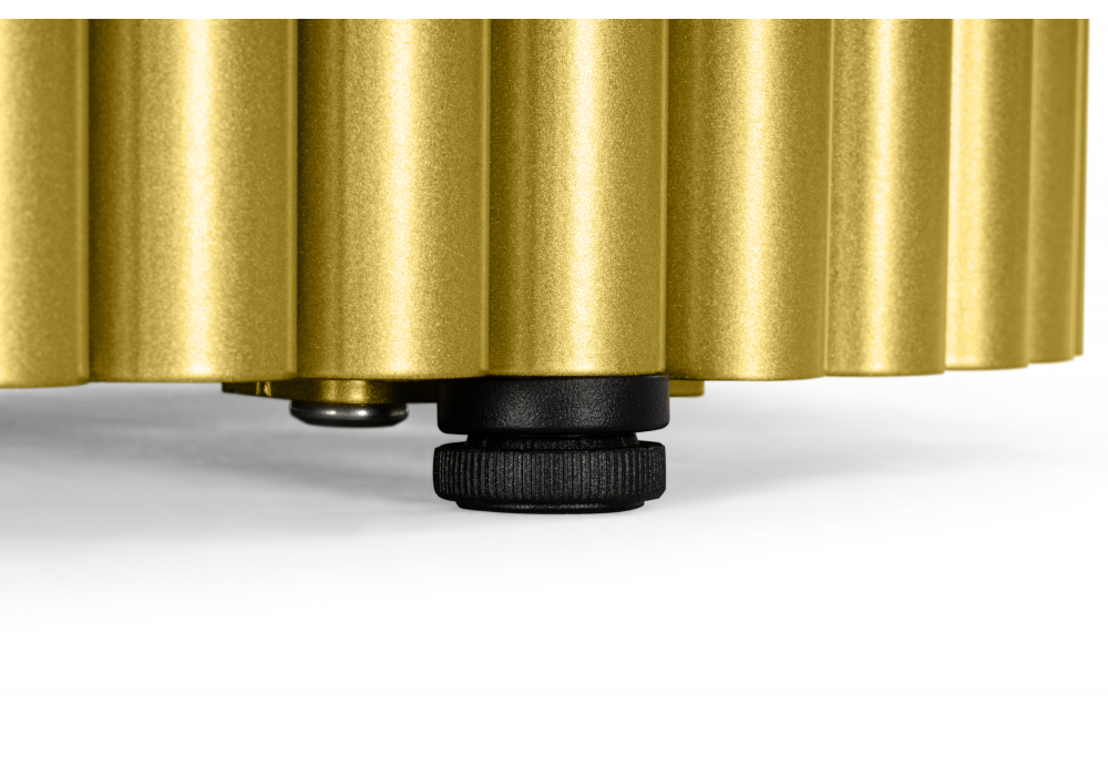 фото стол деревянный 160х90 woodville барон о черная пленка шагрень / золотые ноги 620209 | 220svet.ru