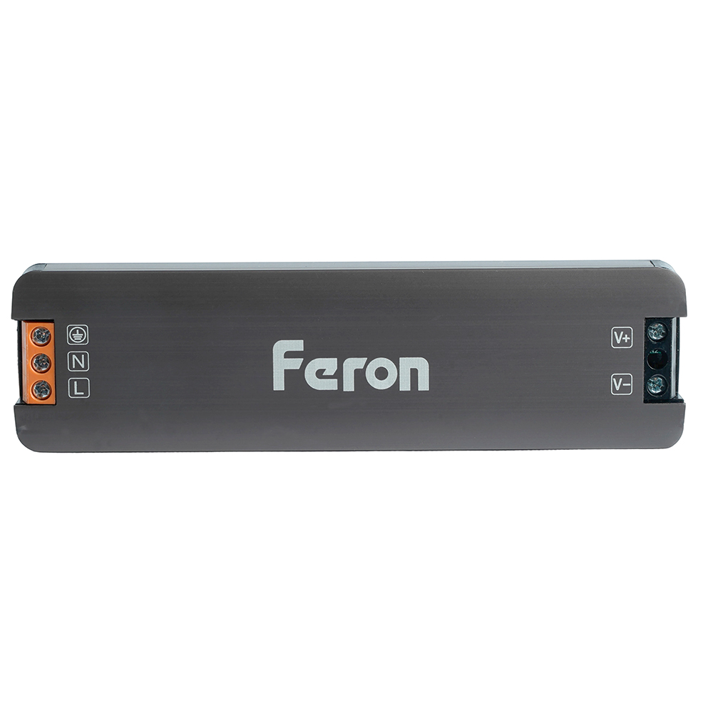 фото трансформатор электронный для светодиодной ленты 300w 12v ip67 (драйвер), lb007 feron 53145 | 220svet.ru