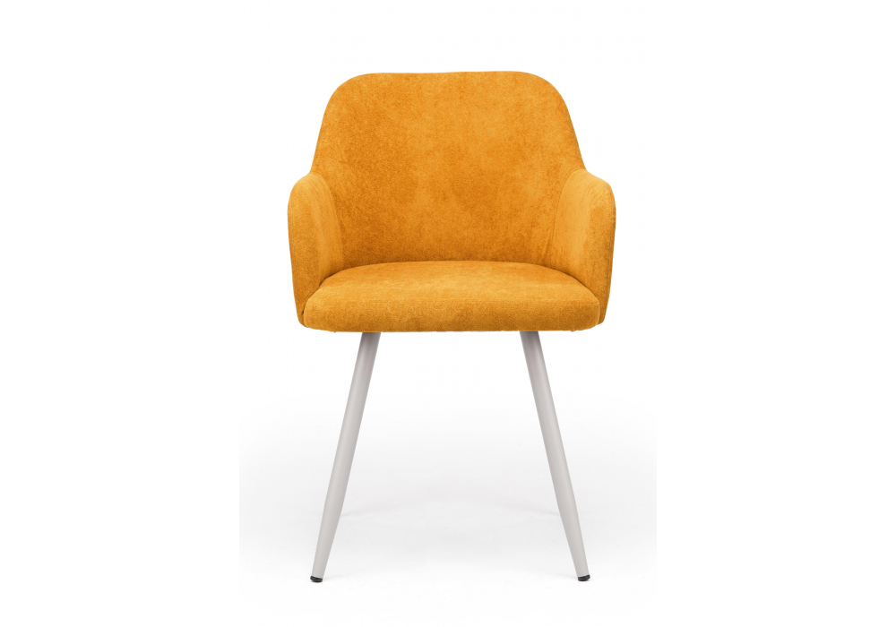 фото стул на металлокаркасе woodville инфини терракота (ocean 015) / серый 631723 | 220svet.ru