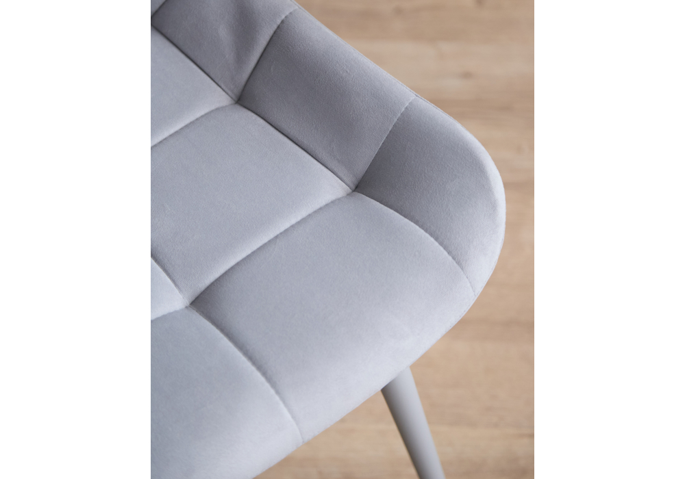 фото стул поворотный на металлокаркасе woodville челси 360 к светло-серый (zd 960) / серый 632456 | 220svet.ru