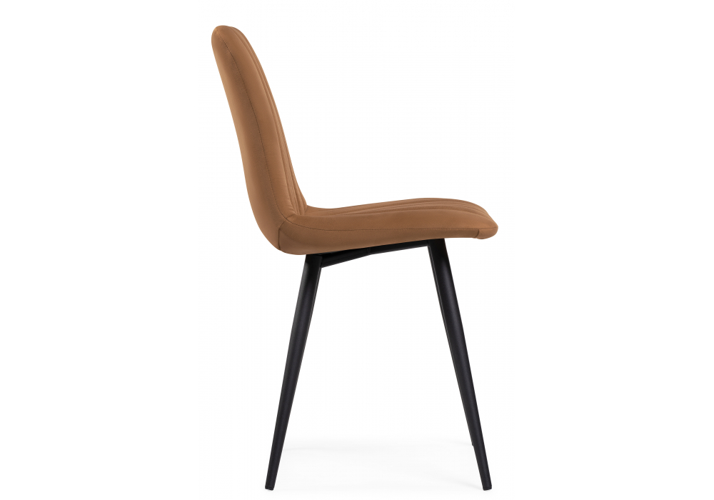 фото стул на металлокаркасе woodville дани терракотовый (zd 432) / черный np 632302 | 220svet.ru