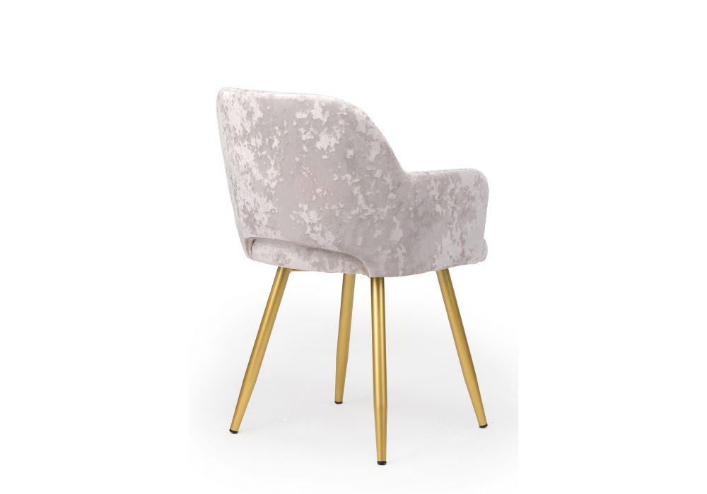 фото стул поворотный на металлокаркасе woodville эолин 360 латте (simple 008) / золотой 631681 | 220svet.ru