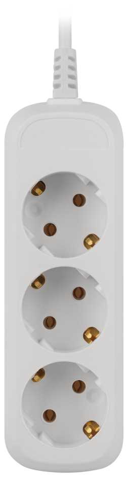 фото удлинитель электрический эра udl-10-330-e greenline 3 розетки с заземлением 3м пвс 3x0.75мм2 б0065037 | 220svet.ru