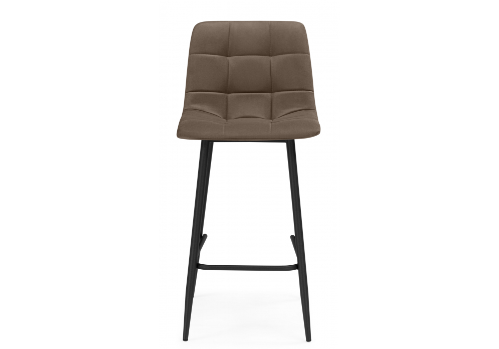 фото барный стул woodville чилли мини коричневый / черный 632284 | 220svet.ru