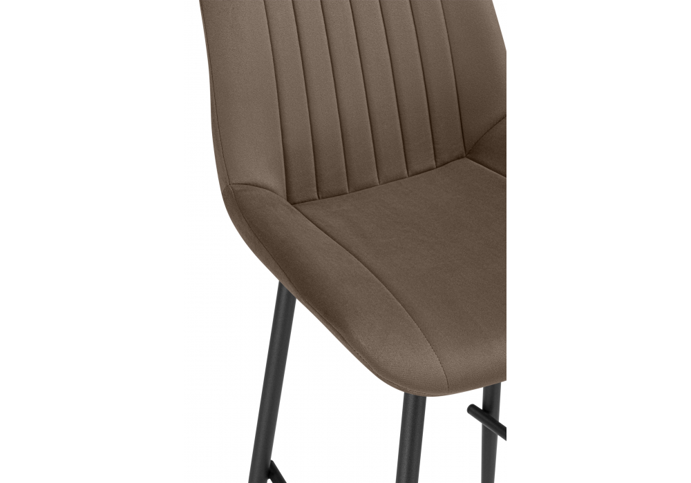 фото барный стул woodville седа коричневый / черный 632623 | 220svet.ru