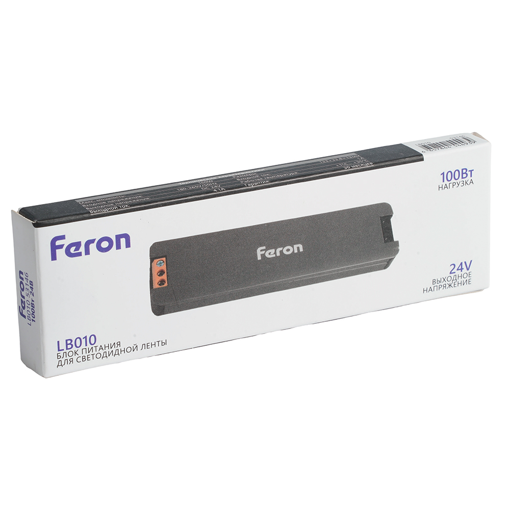 фото трансформатор электронный для светодиодной ленты 300w 12v ip67 (драйвер), lb007 feron 53146 | 220svet.ru
