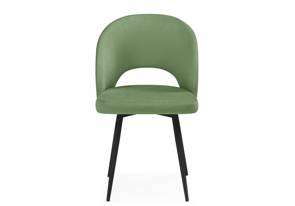 фото стул на металлокаркасе woodville курбис фисташковый (zd 651) / черный 642939 | 220svet.ru
