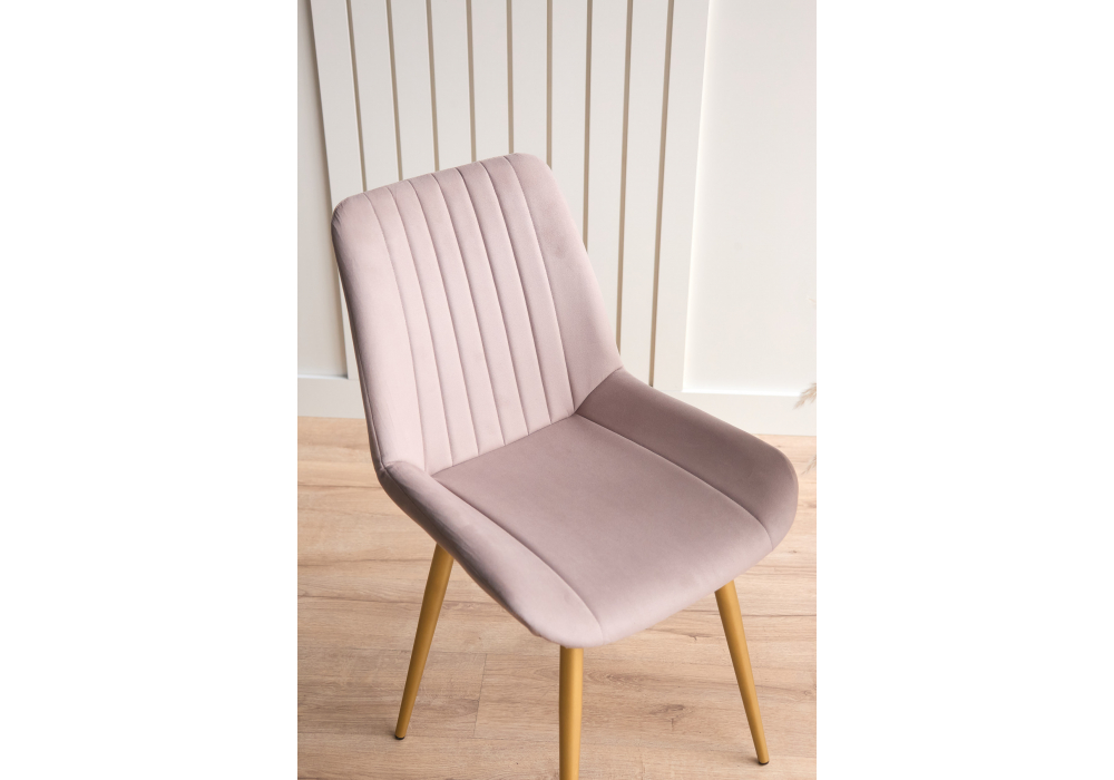 фото стул на металлокаркасе woodville седа латте (zd 290) / золотой np 632405 | 220svet.ru