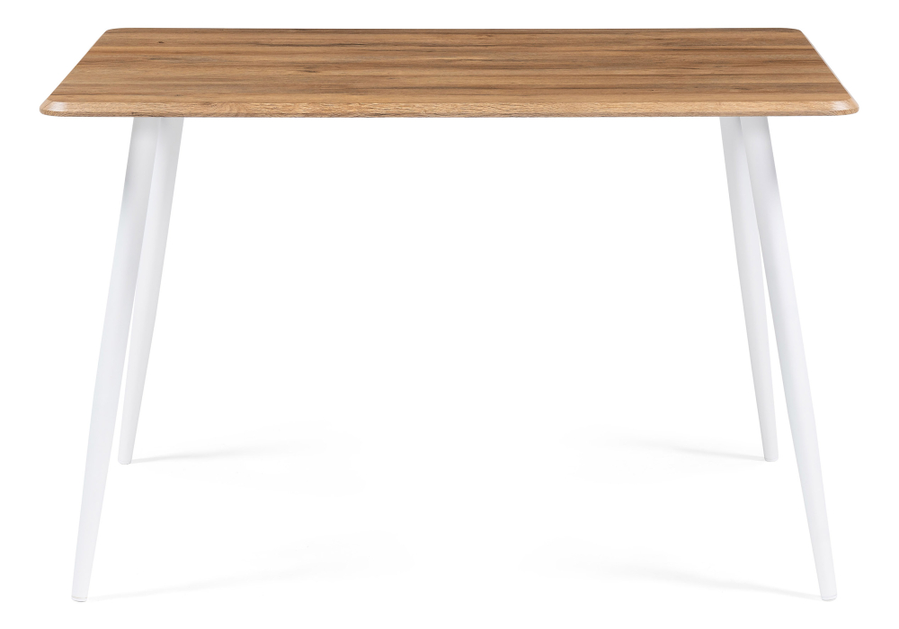 фото стол деревянный woodville кангас 120х80х77 дуб вотан / белый 533165 | 220svet.ru