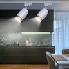 Миниатюра фото трековый светильник однофазный эра tr51-gu10 wh б0054163 | 220svet.ru