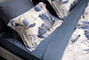 Миниатюра фото простыня тенсель синяя garda decor 144hf-10405 | 220svet.ru
