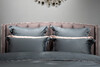 Миниатюра фото комплект наволочек сатин зеленый 50*70 garda decor 130hb-00148 | 220svet.ru