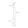 Миниатюра фото бра с выключателем на корпусе arte lamp asta a5879ap-1wh | 220svet.ru