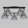 Миниатюра фото потолочная люстра imex md.5948-5-s-bk+ab | 220svet.ru