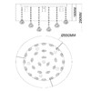 Миниатюра фото потолочная люстра mw-light жаклин 465016406 | 220svet.ru