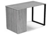 Миниатюра фото письменный стол woodville бэтти лофт бетон / черный 564717 | 220svet.ru