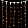 Миниатюра фото гирлянда занавес 1 x 6 м желтый 220в, 600 led, провод прозрачный пвх, ip54 ltc pcl601-10-2y | 220svet.ru