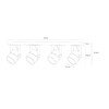 Миниатюра фото потолочный светильник arte lamp a1311pl-4wh | 220svet.ru