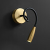 Миниатюра фото бра гибкая delight collection mt9016-1w brass  | 220svet.ru