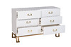 Миниатюра фото комод 6 ящиков garda decor kfg089 | 220svet.ru