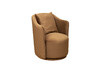 Миниатюра фото кресло verona basic вращающееся велюровое коричневое garda decor verona basic-colt004 | 220svet.ru