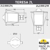 Миниатюра фото уличный встраиваемы светильник fumagalli teresa 2l 2l2.000.000.lxz1l | 220svet.ru