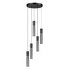 Миниатюра фото подвесная светодиодная люстра каскадная odeon light scrow 5058/25l черный | 220svet.ru