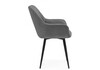 Миниатюра фото стул на металлокаркасе woodville флюид темно-серый (zd 995) / черный 642957 | 220svet.ru