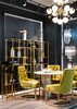 Миниатюра фото стол обеденный круглый garda decor 30f-1171-1 | 220svet.ru