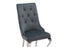 Миниатюра фото стул woodville viki dark grey / steel 15386 | 220svet.ru