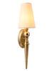 Миниатюра фото бра crystal lux per ap1 brass/beige | 220svet.ru