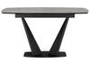 Миниатюра фото керамический стол раскладной 160(205)х89 woodville вейл larka grey / черный 626062 | 220svet.ru