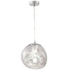 Миниатюра фото подвесной светильник crystal lux malaga sp1 d200 chrome | 220svet.ru