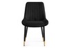 Миниатюра фото стул seda 1 black / gold / black | 220svet.ru