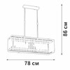 Миниатюра фото подвесная люстра vitaluce v5881-8/6pl | 220svet.ru