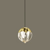Миниатюра фото подвесной светодиодный светильник delight collection md24001033-1a gold/clear | 220svet.ru