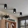 Миниатюра фото потолочный светильник loft it tictac 10220 black 4000k | 220svet.ru