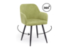 Миниатюра фото стул на металлокаркасе поворотный woodville инфини 360 зеленый (ocean 013) / черный 631748 | 220svet.ru