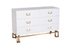 Миниатюра фото комод 6 ящиков garda decor kfg089 | 220svet.ru